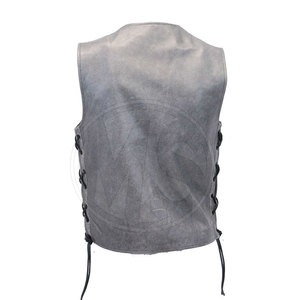 Cheap Price High Quality <b>Men</b> Leather <b>Vest</b> Fashion Clothing Customized Logo & Size <b>Men</b> Leather <b>Vest</b> - Product Image 3