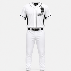 Fabricant de premier plan, prix direct d'usine, ensembles de shorts de baseball respirants personnalisés pour l'été, vêtements de sport, services OEM, baseball - Product Image 1