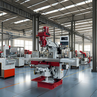 Machine de fraisage radiale horizontale et verticale de haute précision, applications industrielles de découpe et de perçage de métaux STANDARD