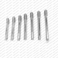 Ensemble de vis dynamiques pour hanches, 7 pièces, implants orthopédiques vétérinaires, instruments de fixation osseuse, acier inoxydable, kit de chirurgie animale