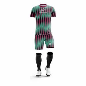 Uniformes de fútbol personalizados 100% poliéster, uniformes deportivos, fabricante OEM ODM, uniformes de fútbol con logotipo personalizado - Product Image 4