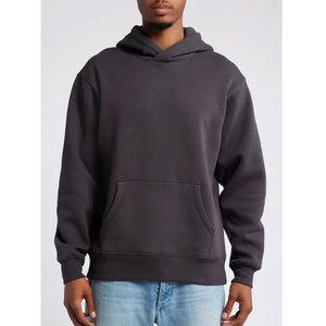 High Quality Custom logo Cotton 380GSM <b>Hoodies</b> for <b>Men</b> Heavyweight <b>Fleece</b> <b>Hoodies</b> Custom Blank <b>Oversized</b> Plus Size <b>Men's</b> <b>Hoodies</b> - Product Image 5