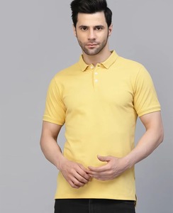 Polo brodé personnalisé en gros pour hommes, polo de golf uni imprimé sur mesure en coton respirant pour unisexe - Product Image 4