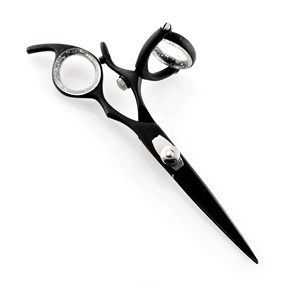 Black Plasma Japanese Stainless Steel Professional Salon <b>Barber</b> Hair Cutting Scissors Sharp <b>Blade</b> - Product Image 3