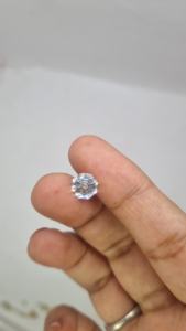 Diamante de moissanita Octágono facetado - Product Image 2