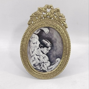 Antique Designing Handcrafted Customized Shape Brass <b>Photo</b> <b>Frame</b> - Product Image 6