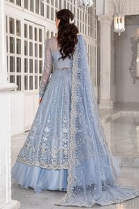 Bridal Wedding Pakistani Semi <b>Dresses</b> LehengaCholi for Women in Lavisa Style with Chunni - Product Image 5