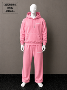 PREMIUM Custom 300-500GSM Heavyweight Fleece Set Tech <b>Men's</b> Fleece Hoodie & Trouser Oversized Streetwear 2-Piece Terry Sweatsuit - Product Image 6
