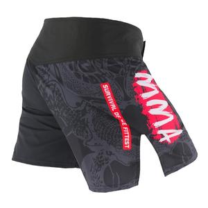 Shorts MMA Premium avec ceinture élastique, coutures renforcées, vêtements de fitness légers, fabrication fiable OEM ODM pour l'exportation - Product Image 4