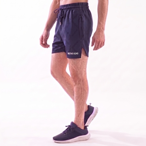custom mens <b>burgundy</b> chain link running <b>shorts</b> wine red printed gym workout bottoms side slit open seam pockets athletic pants - Product Image 3