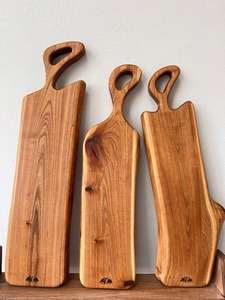 Natural Grain Wooden Chopping <b>Board</b> with Handles – Durable Kitchen Prep, Cheese & Charcuterie Serving <b>Board</b> - Product Image 6