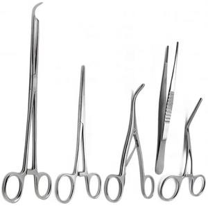 Juego Premium de 5 Piezas de Pinzas Quirúrgicas Voarse, Debakey, Hulka, Trousseau, Instrumentos Veterinarios de Acero Inoxidable de Grip Surgical - Product Image 3