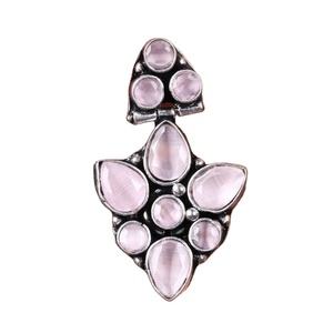 Latest Design Wholesale Oxidized <b>Silver</b> Multi Stone <b>Dangle</b> <b>Earrings</b> Bulk Supplier | Direct Factory Manufacturer | Hot Selling - Product Image 6