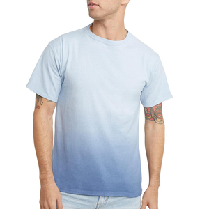 T-shirts décontractés personnalisés pour hommes, nouvelle mode, couleur unie, 100% coton, pour adultes. - Product Image 1