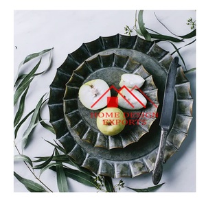 ชุดถาดโลหะชุบสังกะสีพร้อมถาดโลหะสำหรับเสิร์ฟอาหาร3ดีไซน์ - Product Image 1