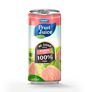 Boisson Tropi Juice Papaye Orange Goyave Ananas Mangue Purée 330ml Canette en Aluminium Fraîchement Pressée Stérilisée Faible Teneur en Matières Grasses 5 Brix 24 Mois - Product Image 3