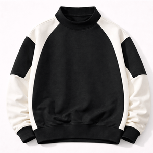 Sweat-shirt en molleton de coton pour homme, pull décontracté, chaud pour l'hiver, coupe ample, col rond, style streetwear - Product Image 4