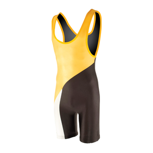 Débardeur de sport pour homme à col en V, color-block, en spandex et polyester, séchage rapide - Product Image 1