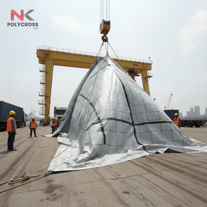 Lona de alta resistencia para áreas de carga, impermeable, resistente a los rayos UV, cubierta de PE para protección de muelles industriales y almacenes. - Product Image 5