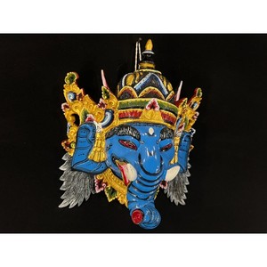 Placa de Pared de Madera de Teca Pintada a Mano |   Arte Folclórico Vintage |   Artesanías de Moradabad - Product Image 2