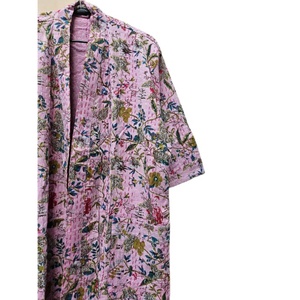 Kimono de Mujer Estilo Bohemio Único con Estampado a Mano, Elegante, Vintage, de Algodón Transpirable y de Secado Rápido - Product Image 3