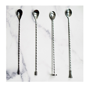 Cuillère de bar en acier inoxydable avec logo personnalisé, vente chaude, cuillère de bar en acier inoxydable poli miroir, meilleur prix - Product Image 6