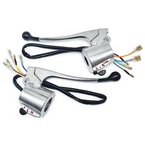 Ensemble de commutateurs de guidon CG125 complet, commande gauche/droite pour <span class=keywords><strong>moto</strong></span> Honda CG125 - 12V universel - Product Image 1