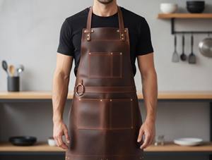 Tablier de fleuriste en cuir véritable, anti-odeur, robuste, pour jardinage, élagage, fleurs, tablier professionnel rembourré - Product Image 6