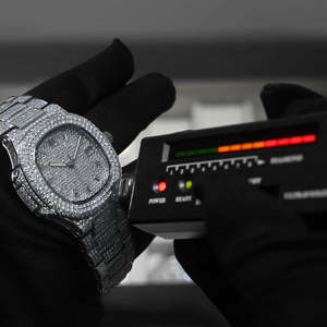 Reloj de Lujo para Hombre, Marca de Alta Gama, con Incrustaciones de Moissanita VVS, Estilo Hip Hop, Automático, Mecánico, con Moissanita Real - Product Image 6