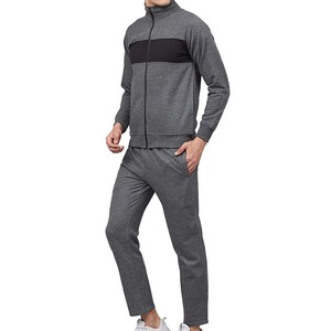 Wholesale Custom 100% Cotton Winter Tracksuits Customized Logo <b>Men</b>’s Sportswear Tracksuit <b>Sets</b> - Product Image 1