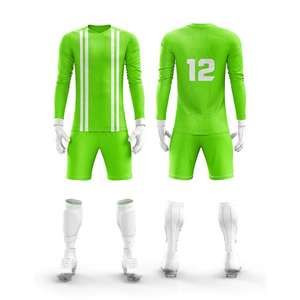 Conjunto Deportivo de Fútbol para Hombre, Estilo Moderno, Camiseta de Fútbol de Última Temporada, Mangas Largas, Conjuntos de Entrenamiento Transpirables con Logotipo Tailandés - Product Image 1