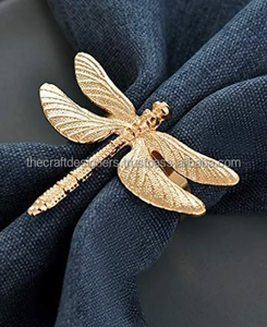 Anneau de serviette oiseau argent coulé forme personnalisée porte-serviettes en aluminium anneaux de serviette coulés en offre spéciale - Product Image 5