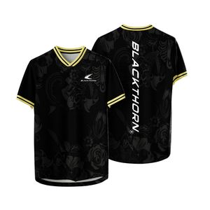 Camiseta de Fútbol Deportiva Transpirable con Estampado por Sublimación, Diseño Sólido, Personalizada, Retro, con Nombre del Equipo, Antibacteriana, Anti-UV - Product Image 3