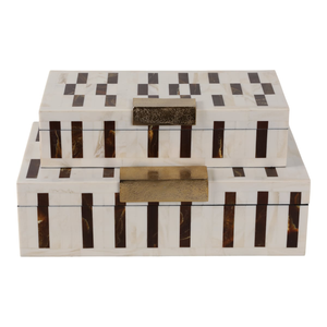 Caja de Joyería Rectangular Clásica con Incrustaciones de Hueso Hecha a Mano de Alta Calidad, Almacenamiento de Lujo, Color/Tamaño Personalizado, Artesanía - Product Image 4