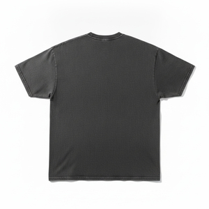 เสื้อยืดโอเวอร์ไซส์สีพื้นแบบเรียบง่าย สั่งผลิตได้ตามแบบ สตรีทแวร์ ผ้าหนา ทรงหลวม เสื้อผ้าผู้ชาย ขายส่งแบบดรอปชิป MOQ ต่ำ - Product Image 2