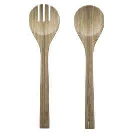 Cucharas para Servir Platos, Cuchara y Tenedor de Madera Hechos a Mano, Madera de la Mejor Calidad de United Trade World, Accesorios de Cocina - Product Image 2