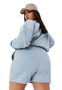 Ensemble court 2 pièces pour femmes, vêtement grande taille, Short en coton, personnalisé, modèle Cargo, été 2022 - Product Image 4