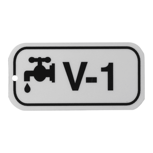 Étiquettes de source d'énergie Brady Valve - Étiquettes de sécurité LOTO durables et flexibles pour l'entretien industriel - Product Image 2