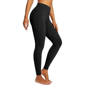 Pantalones profesionales de equitación con silicona antideslizante, de secado rápido y ajuste ceñido, para ciclismo y deportes ecuestres, ideales para exámenes. - Product Image 4