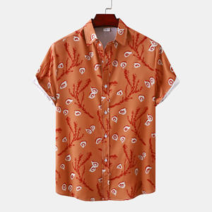 เสื้อเชิ้ตฮาวายชายหาดพิมพ์ลายดอกไม้ลำลองไซส์ใหญ่พิเศษ แขนสั้น รุ่นใหม่ ลดราคา - Product Image 6
