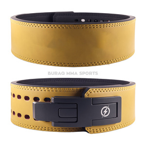 Cinturón de Levantamiento de Pesas para Entrenamiento en Gimnasio, Cinturón de Soporte de Fuerza con Logotipo Personalizado, Tamaño y Color por BURAQ MMA SPORTS - Product Image 1