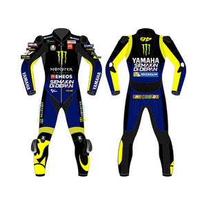 Traje de Motociclismo de Cuero Monster al Por Mayor, Mejor Precio, Traje de Carreras Moto GP de Manga Larga para Hombre, Transpirable, de Poliéster, para Todas las Temporadas - Product Image 2