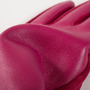 Gants en cuir classiques pour femmes avec doublure en velours et pointes des doigts compatibles avec les écrans tactiles pour une utilisation quotidienne en hiver - Product Image 4