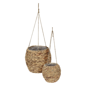 Handmade Eco Friendly Jute Rope Hanging <b>Planter</b> Woven Plant Basket With <b>Plastic</b> Liner Style Decorative Flower <b>Pot</b> Holder - Product Image 6