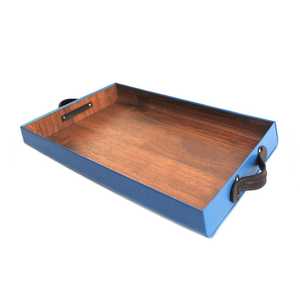 Bandeja de madera con acabado liso, pulido y elegante para uso diario, bandeja de madera para servir chocolate, tabla de cortar, regalo. - Product Image 3
