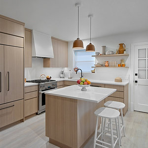 CBMmart Muebles de Cocina Contemporáneos con Acabado Mate y Proyectos de Interiores en Chapa de Madera - Product Image 6