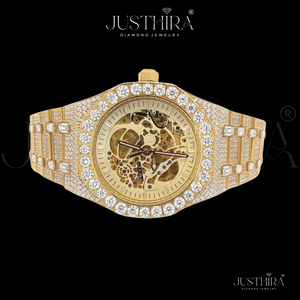 Hot Sale Moissanite Diamond <b>Watch</b> <b>for</b> <b>Women</b> Fashion Shiny Stone Luxury Quartz Wristwatch Available At Competitive Price - Product Image 2
