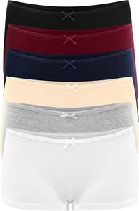 Braguitas tipo bóxer para mujer Natural Comfort, tela suave, transpirable, elástica, suave, con soporte seguro, cobertura total, para uso diario. - Product Image 2