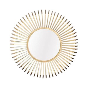 Luxury Gold Metal Butterfly <b>Wall</b> Mirror Decorative Round Hanging Mirror for Home Living Room Hotel <b>Wall</b> <b>Decor</b> Art Crafts - Product Image 5
