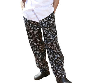 Pantalones de Chef Holgados Profesionales para Hombre, Cómodos Pantalones de Trabajo para Personal de Restaurantes, Hoteles y Servicios de Catering - Product Image 6